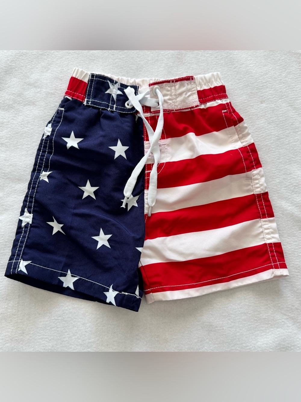 Kute 'n' Koo Boys Patriotic Swim Trunks, Size 2T